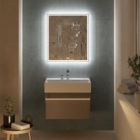 Зеркало TECNO c LED 70 с подсветкой, TE.mi.70 с функцией антизапотевание, белый глянцевый