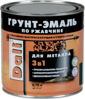 Грунт-эмаль ДАЛИ / DALI 3в1 ГРАФИТОВАЯ Зеленая 2л / 221464 АКЦИЯ