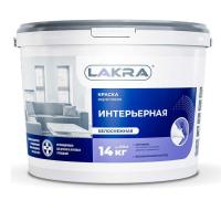 Лакра  Стены 14кг Белоснеж. Воднодисперсная акрил. краска / 8306469