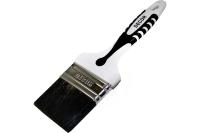 Кисть плоская Decor Black White для грунта, черная щетина, 2К ручка, 35 мм / 840-035